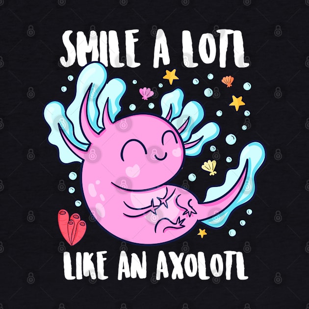 Kawaii Axolotl Shirt for Kids Boys Girls Funny Axolotl Pun by Boneworkshop